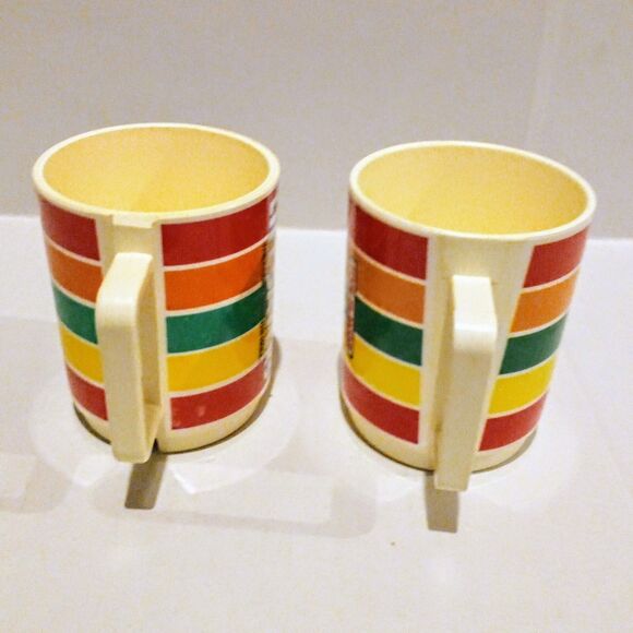 Vintage Deka Life Savers Plastic Mug Cup-Lot Of 2-1981-USA Made-10 oz-No Lids - Picture 5 of 8
